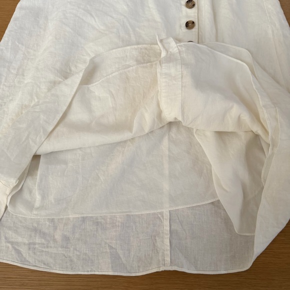 Madewell Karell Linen Blend Midi Dress - Picture 7 of 11